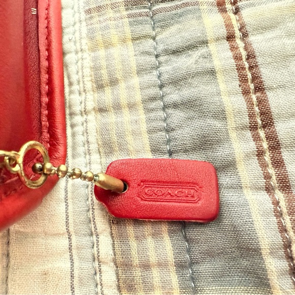 Vintage Coach Chubby Cosmetic/Travel Case - Red (#6925) - Picture 7 of 10